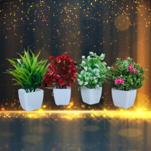 Royal Artificial Flower Pots for Home Decor